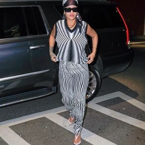 NWT, Stussy Optical Illusion Knit Vest!